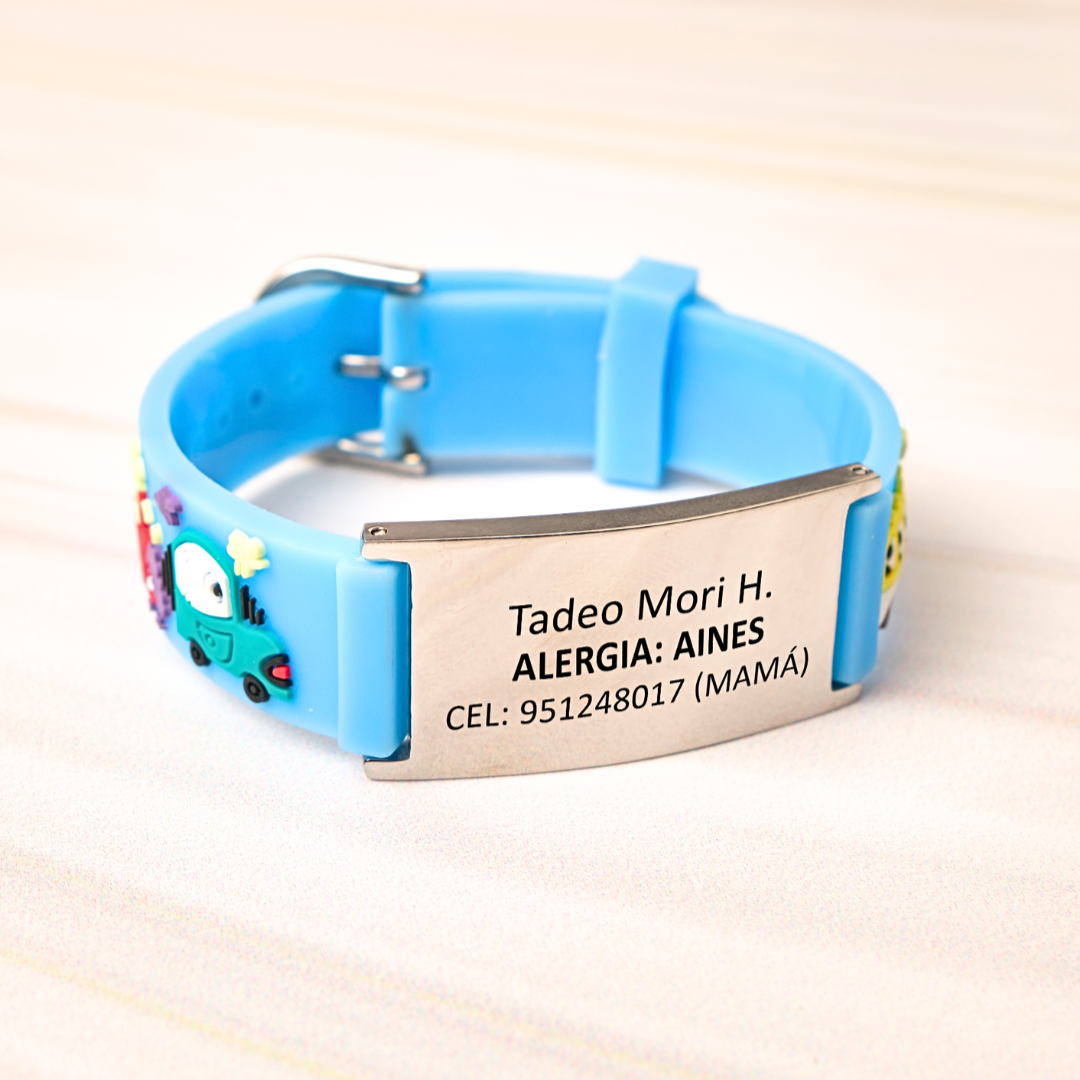 Pulsera SOS - Niños - Personalizada