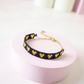 Pulsera Miyuki Corazones - Negro