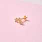 Piercing  Raizel - Gold - 8x4mm