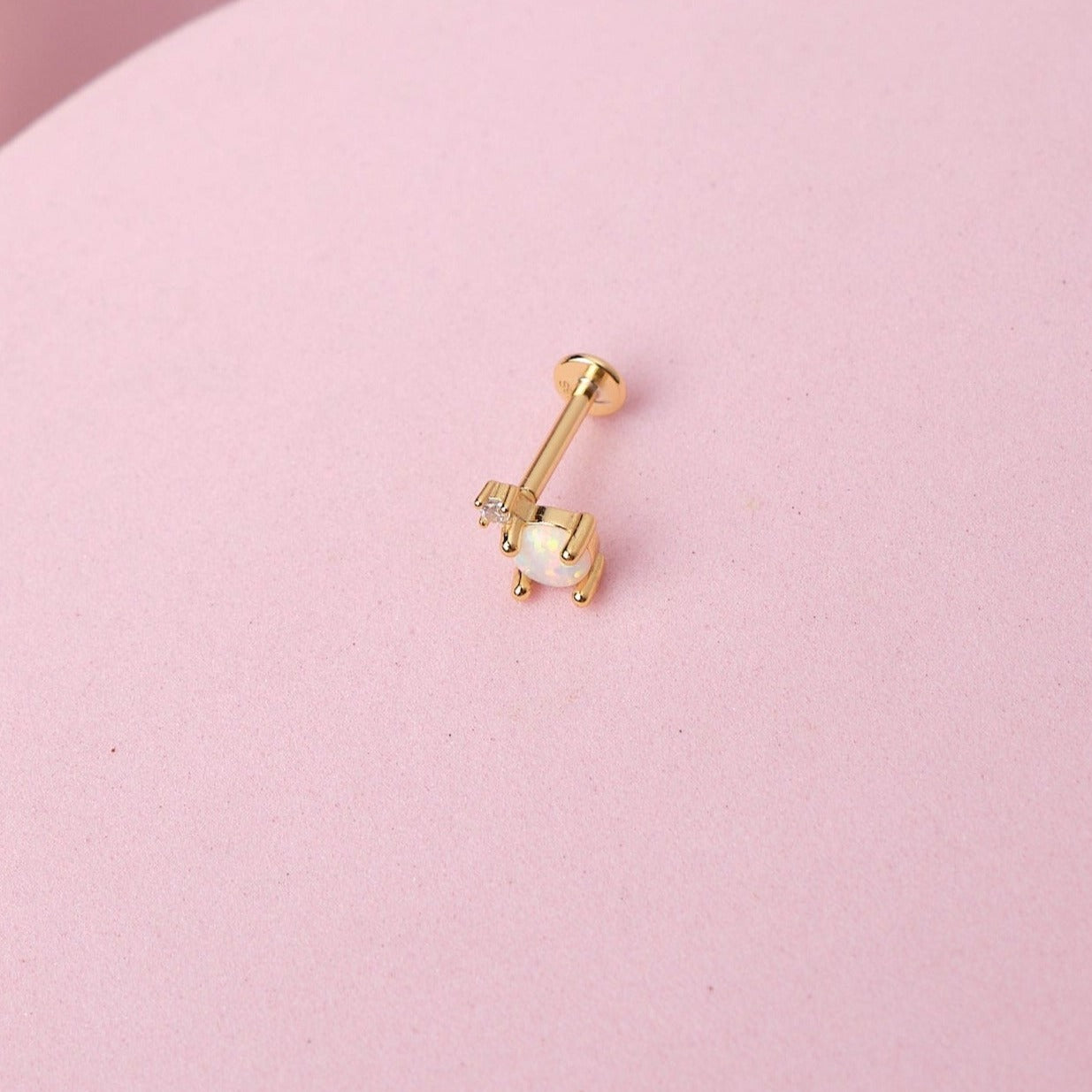 Piercing Wanda - Ópalo - Gold - 7x5mm