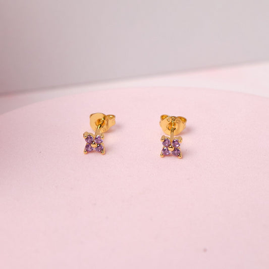 Aretes Iris - Gold - 4mm